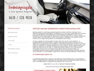 Eredetiségvizsgálat autóvásárláshoz